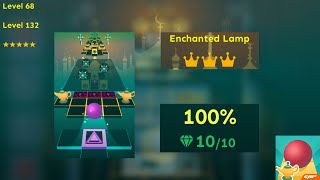 Rolling Sky - Enchanted Lamp (Level 68/Level 132) - 10 Gems - 3 Crowns