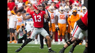 Tennessee Volunteers Tied With Georgia Bulldogs Entering Halftime