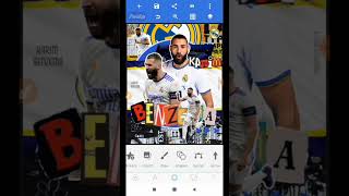 Tutorial Membuat Poster Sport Karim Benzema Di android #poster #pixellab #karimbenzema