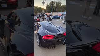 McLaren Senna and Hennessy Venom F5 at car meet #cars #automobile #motorsport #supercars #car