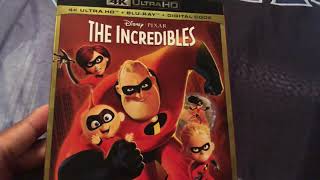 The Incredibles 4k blu ray unboxing