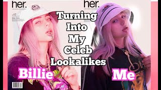 Turning Into My CELEBRITY LOOKALIKES! Billie, Hailey Bieber, Margot Robbie