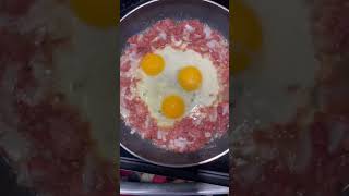 CORNED BEEF and EGGS