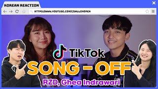 😚💗Korean Reaction💗😘SING-OFF TIKTOK SONGS PART 7 "Purple Raincoat" vs Ghea Indrawari | 🇮🇩🇰🇷