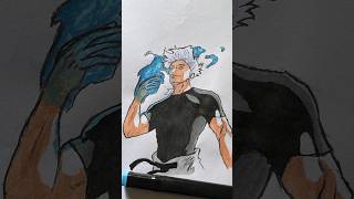 How to draw gojo satoru✨😎 || jujutsukasen || #animedrawing #anime #shorts