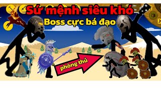 Tôi đã đánh bại các sứ mệnh cực kì khó mà người xem yêu cầu trong stick war legacy