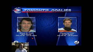 EA Sports NHL 96 - All star Exhibition PHI 12 v Western AS 0 | All-stars Look Ordinary vs Flyers