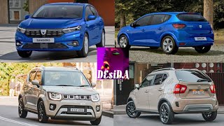 2021 Dacia Sandero Stepway vs 2021 Suzuki Ignis (technical comparison) #DaciaSandero #SuzukiIgnis