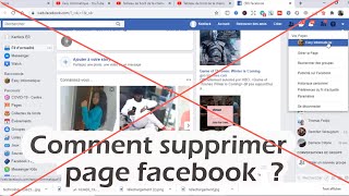 Comment supprimer une page Facebook ?