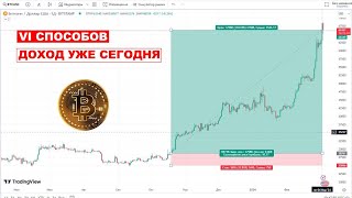 КАК БЫСТРО ЗАРАБОТАТЬ ДЕНЬГИ С ПОМОЩЬЮ КРИПТОВАЛЮТЫ В 2024 ГОДУ. #инвестиции #биткоин