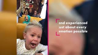 Girl's first trip to the amusement park was one emotional ride