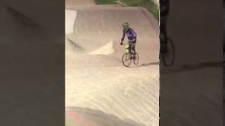 Cyclo park bmx track gate start training