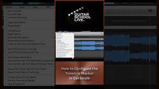 How to Configure the Timeline Marker in Cakewalk