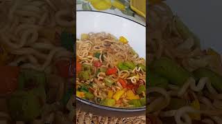 Simple and Easy Dinner Recipe! Spicy Noodles #Shorts #asmr