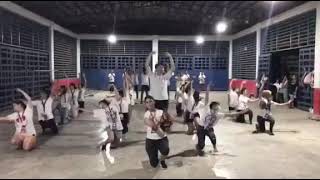 During our Practice for the Sinulog Dance competition Stop.Niño de Masbate 2023