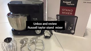 Russell Taylors stand mixer | Unboxing and reviewing Russell Taylors stand mixer