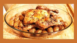 Poulet rôti et ses patates