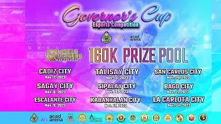 Governor's Cup Esports Competititon 2023 in San Carlos City