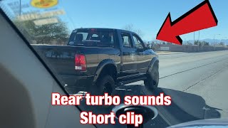 Lifted turbo Hemi truck sound