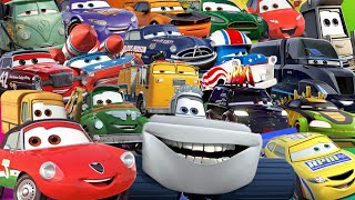 Looking For Disney Pixar Cars 3 Lightning Mcqueen, Doc Hudson, Bobby Swift, Bubba, Rip Clutchgoneski