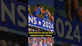 Rohit Sharma and Jay Shah Celebrate India’s Victory. #shorts #youtubeshorts #rohitsharma #jayshah