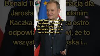 Tusk z informacją dla Kaczyńskiego #shorts