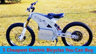 3 Best Cheapest Electric Bicycles You Can Buy