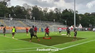 3 Zones Rondo 3+2+3v1+1+1 | Manchester United 2020 | Ole Gunnar Solskjaer TRAINING