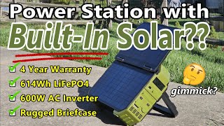 Browey C600 Power Station with Built-In Solar Panel - just a gimmick??