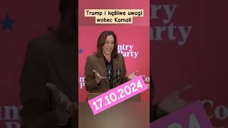 Trump obraża Kamalę Harris