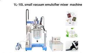 10L vacuum emulsifier mixer machine