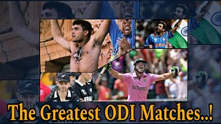 Top 7 Greatest odi matches ever! - Malayalam / Odi World Cup 2019 / India Chases 326