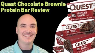 Quest Chocolate Brownie Protein Bar Review   Quest Chocolate Brownie Review Taste Test