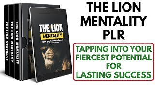 The Lion Mentality PLR Review Demo Bonus - Brand New High-Quality Self Help PLR