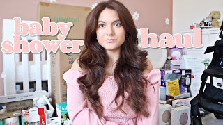 BABY SHOWER HAUL !! Baby Registry Must Haves !