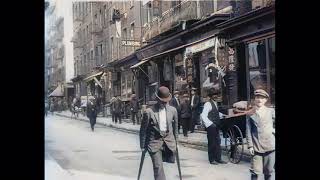 New York in 1911 in color! [AI enhanced & colorized MoMA Film]