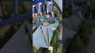 POV: FLYING roller coaster at SEAWORLD