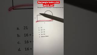 Finding Perimeter of a compound shape #mathshorts