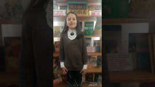 💙💛 Щербак Емма, 8 років. «Пісня про рушничок».🌞🎼Городоцька дитяча бібліотека 📕📗📘📙
