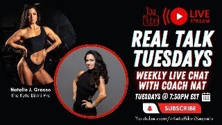 REAL TALK TUESDAYS: Live Chat with Coach Nat -- post-Thanksgiving Edition