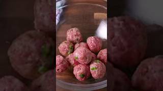 Tso meatballs #food #shortsfeed #tsomeatballs