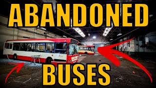 We Found Abandoned Buses Exploring The Defunct Halton Transport Bus Garage - Widnes - Part 1 -