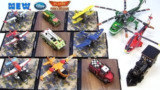 12 Disney-Store Planes Fire and Rescue Dusty Muir Dipper New Die-Cast Releases Deluxe