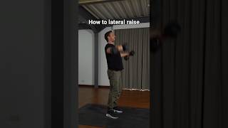 How to lateral raise ✅