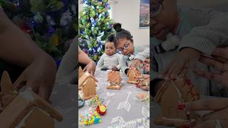 GINGERBREAD HOUSES #CALIMAS #christmas #day3 #toddleractivities