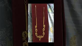 22 Carat Gold Necklace | Gold Jewellery Designs #shorts #youtubeshorts