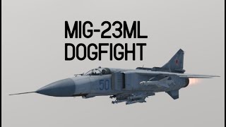 MiG-23ML  Dogfight 2v1 - F-16 & F-4S