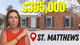 See INSIDE this $365,000 home!!  Living in City of St. Matthews!