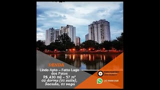 CONDOMÍNIO FATTO LAGO DOS PATOS - Excelente apartamento R$ 430 Mil