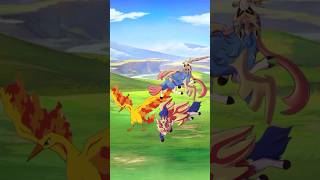 moltress vs Zacian and Zamazenta #shorts #youtubeshorts #pokemon